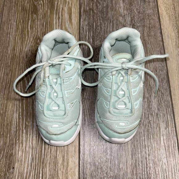 Nike Air Max Plus Toddler Youth US Size 8C Shoes 848217-300 Igloo Teal Blue - Picture 4 of 11